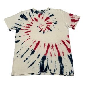 Jungmaven Tie Dye Short Sleeve Hemp Organic Cotton Shirt Men's Small